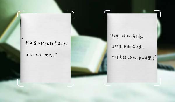 手写比对